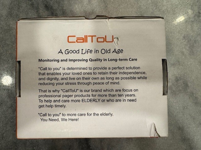 Caregiver Pagers for Elderly Wireless Call Button 1000FT Call Bell for