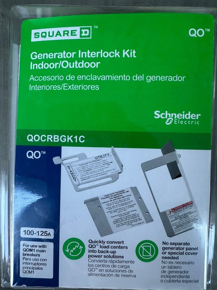 Square D 1-in Generator Interlock Kit