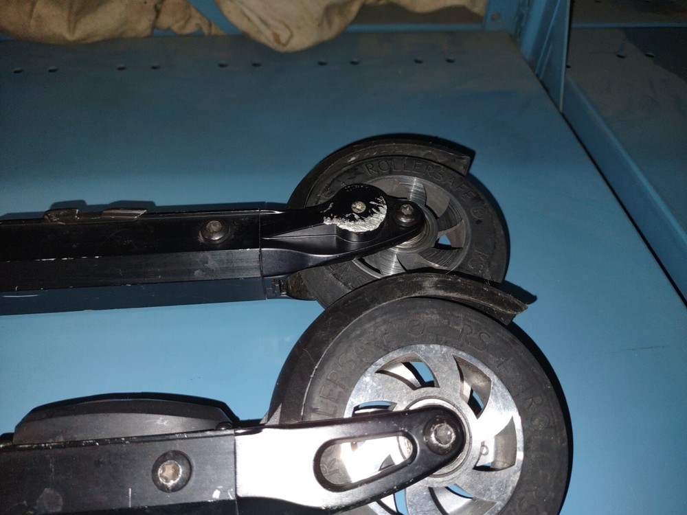Rollersafe Skate Rollerskis with electric brakes- excellent