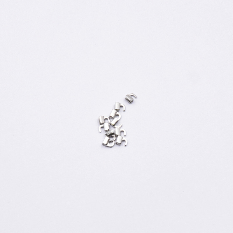 10Pcs Dental Orthodontic Stainless Steel Crimpable Hook Sliding Split Stops Type