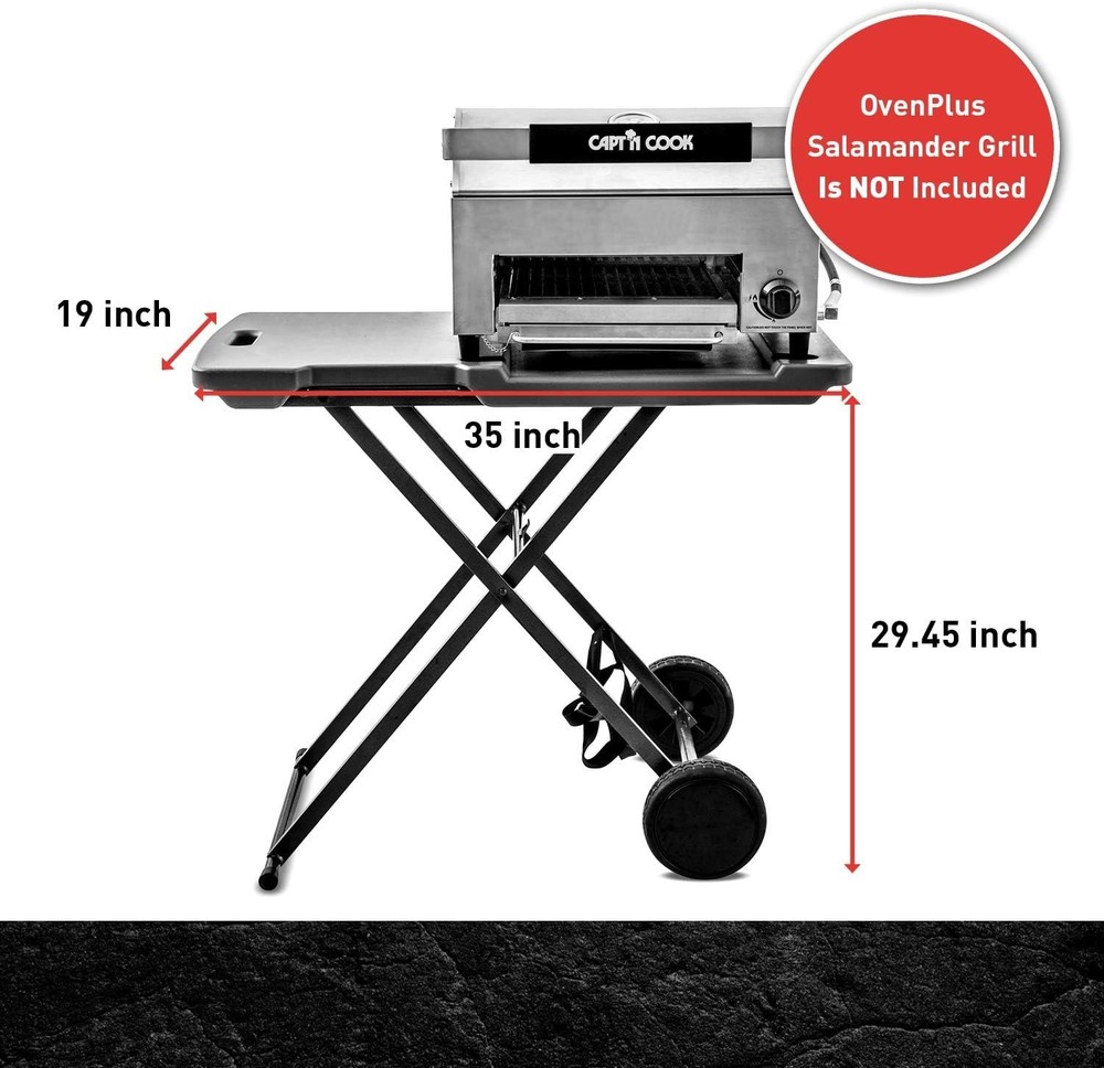 Space-Saving Foldable Cart for OvenPlus Grill – Durable & Versatile Outdoor Use