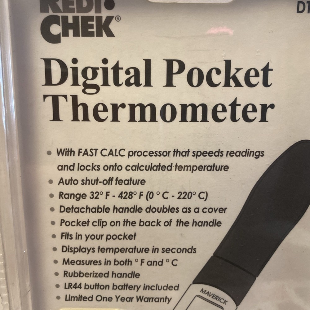 Digital pocket thermometer