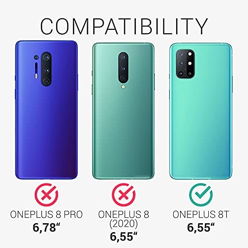 Case Compatible with OnePlus 8T Case - Slim Protective TPU Silicone teal matte