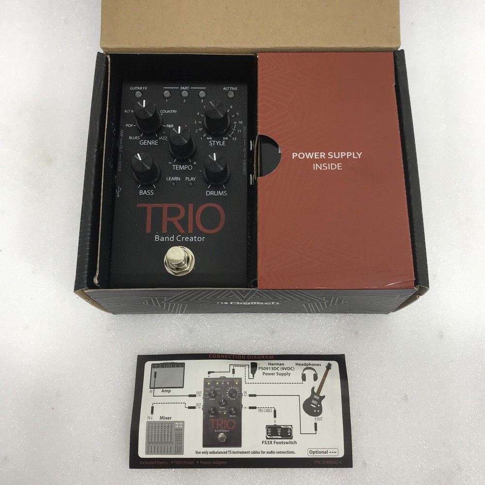 Digitech TRIO Electric Guitar Multi Effect Band Creator Pedal
