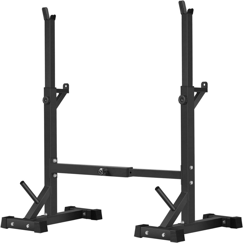 Multi-Functional Barbell Rack with Safety Locking
