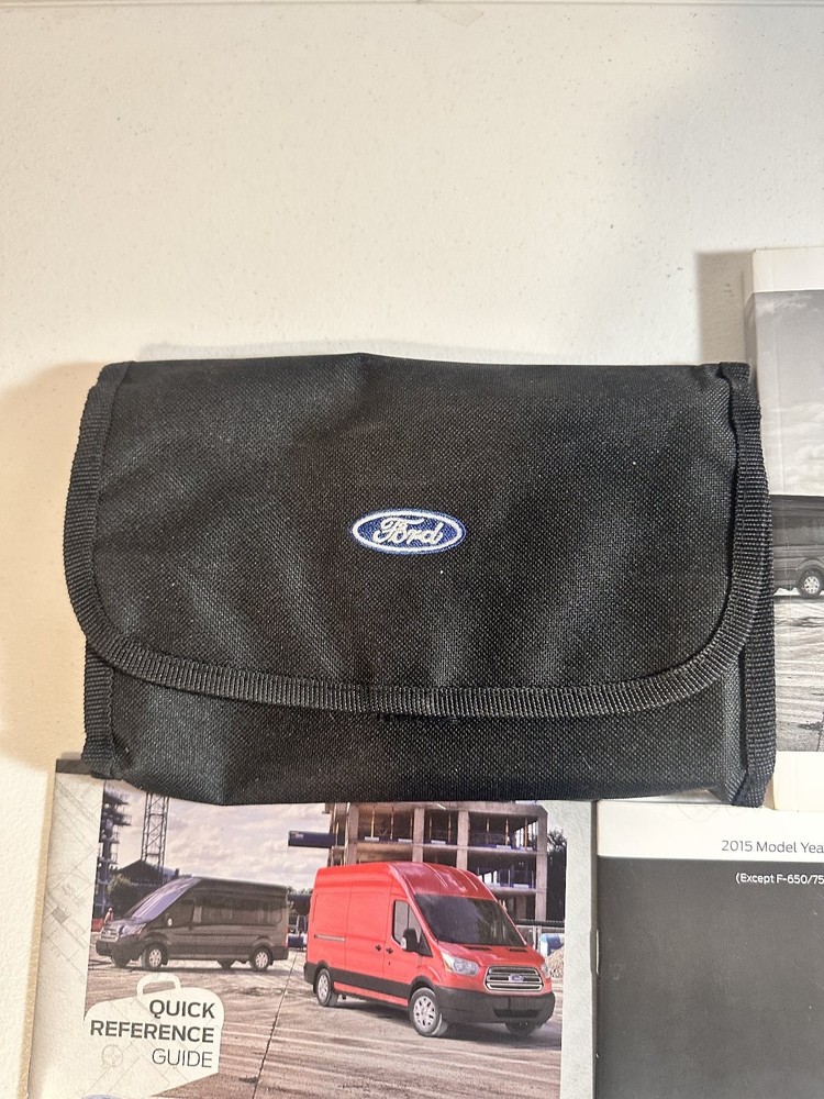 2015 Ford Transit Owner's Manual Set OEM