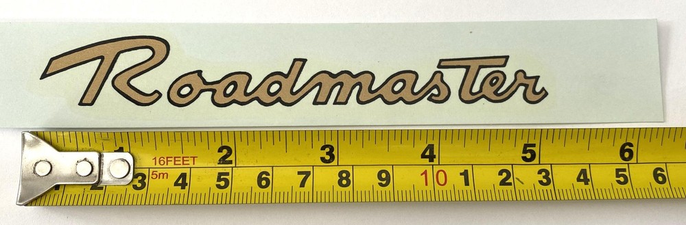 vintage ROADMASTER bicycle decal
