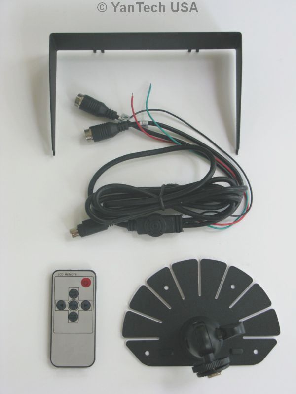 7" Color CCD Rear View Backup Camera System-Reverse System with 2 Video Inputs