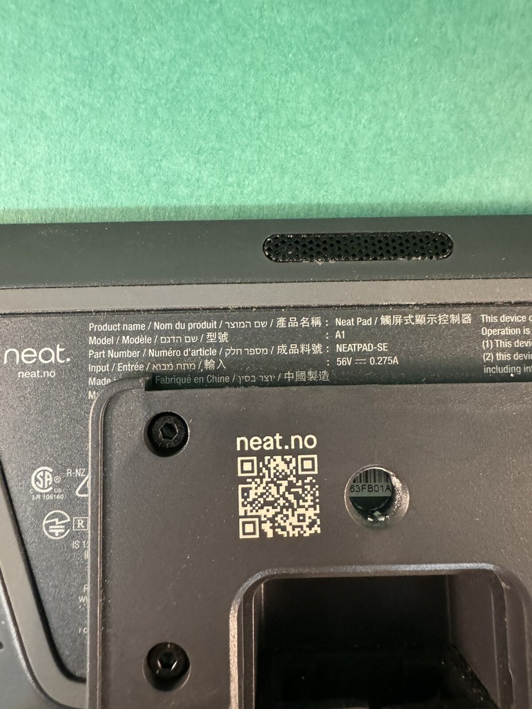NEAT NEATPAD-SE CONTROLLER Neatpad A1