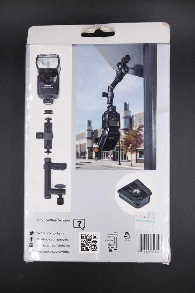 Joby Flash Clamp & Locking Arm