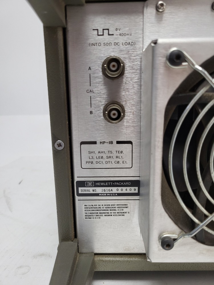 Hewlett-Packard 54110D Digitizing Oscilloscope Parts (Powers On, Untested)