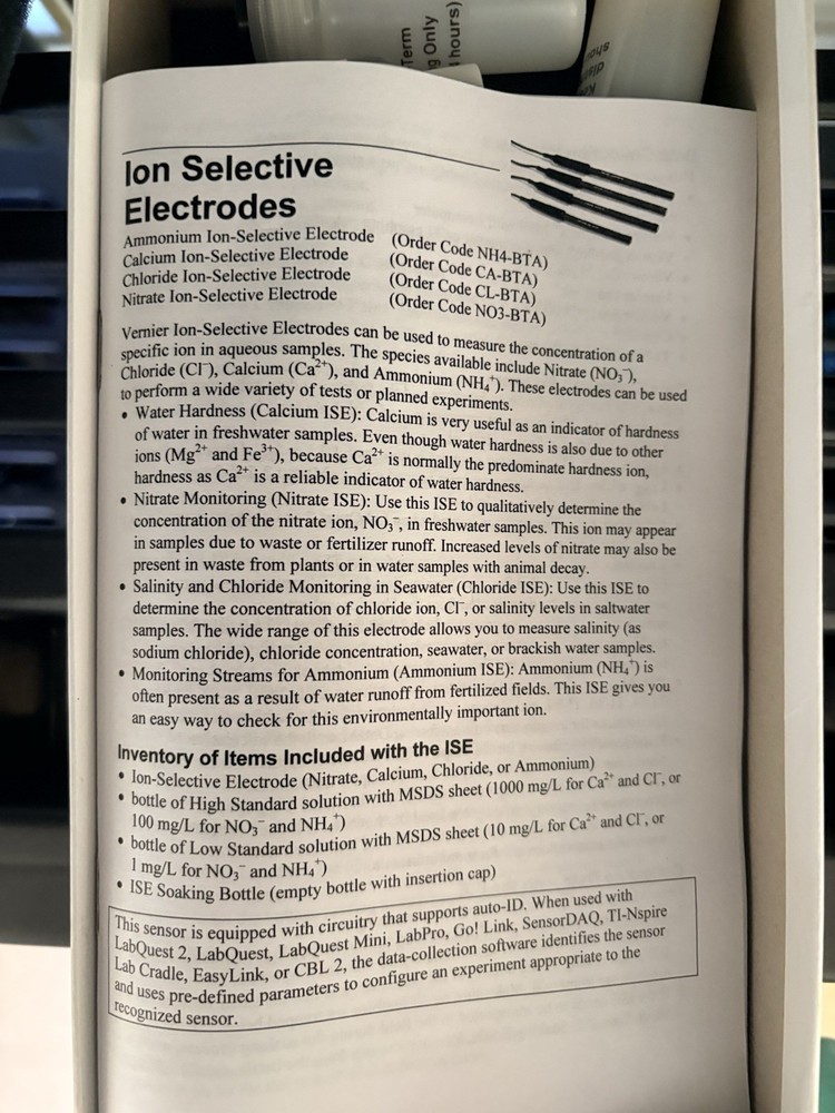 Vernier Ion Selective Electrodes
