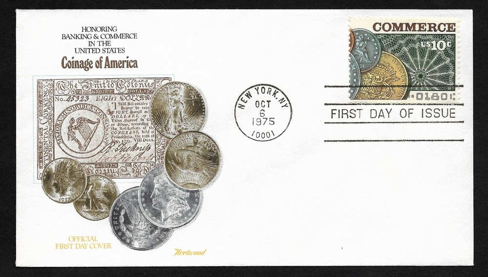 #1578 10c  Commerce Fleetwood FDC