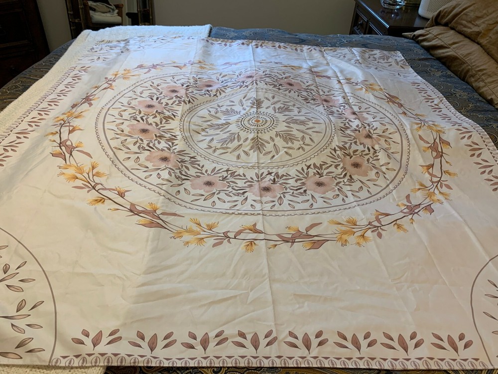 LIGHT AND AIREY 56" X 56" TABLECLOTH