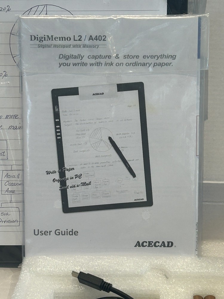 Acecad DigiMemo L2 Digital Note-Taking Tablet
