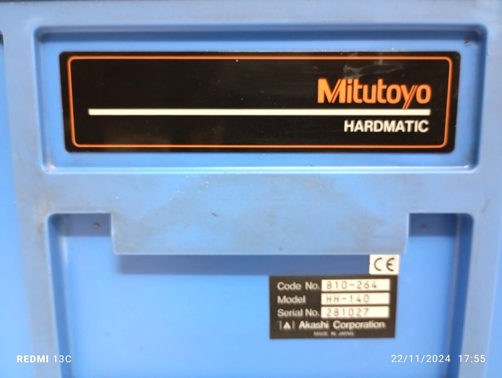 Mitutoyo HH-140 hardness testing unit