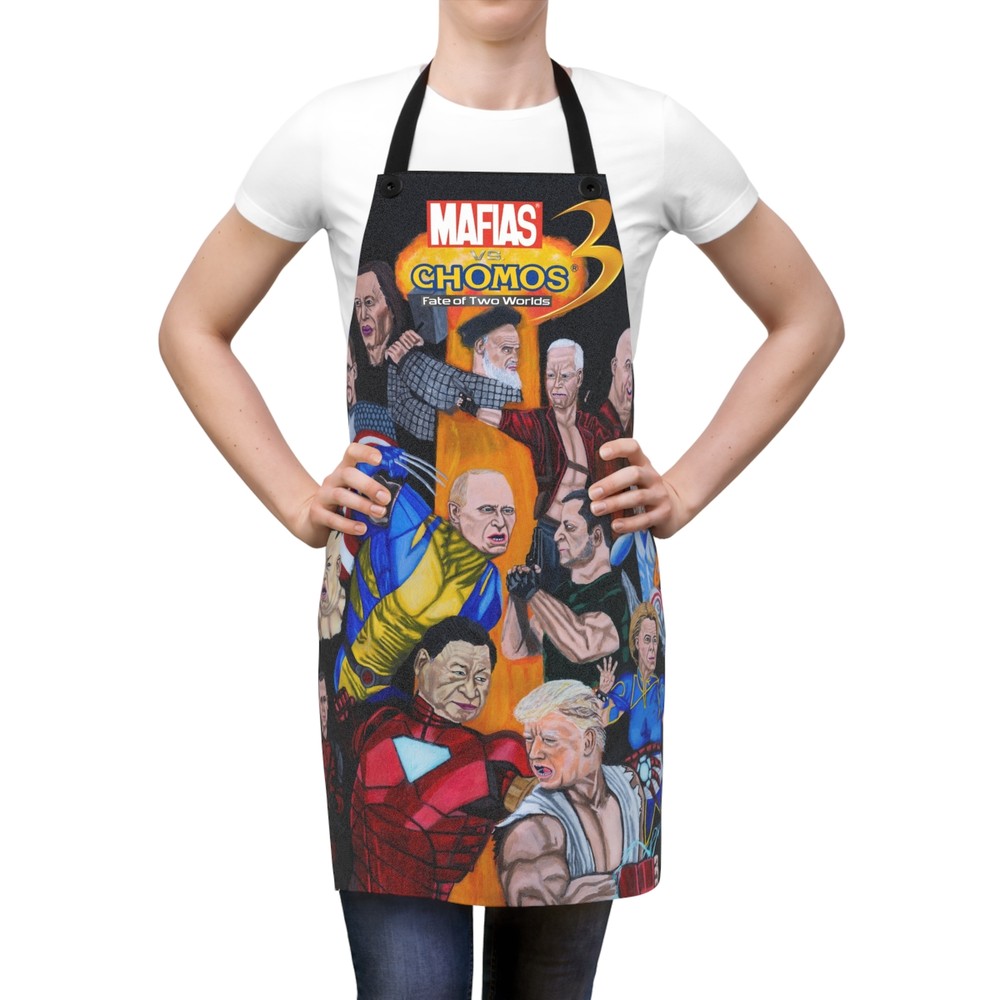 Apron - Funny Marvel vs Capcom Themed Political Leaders