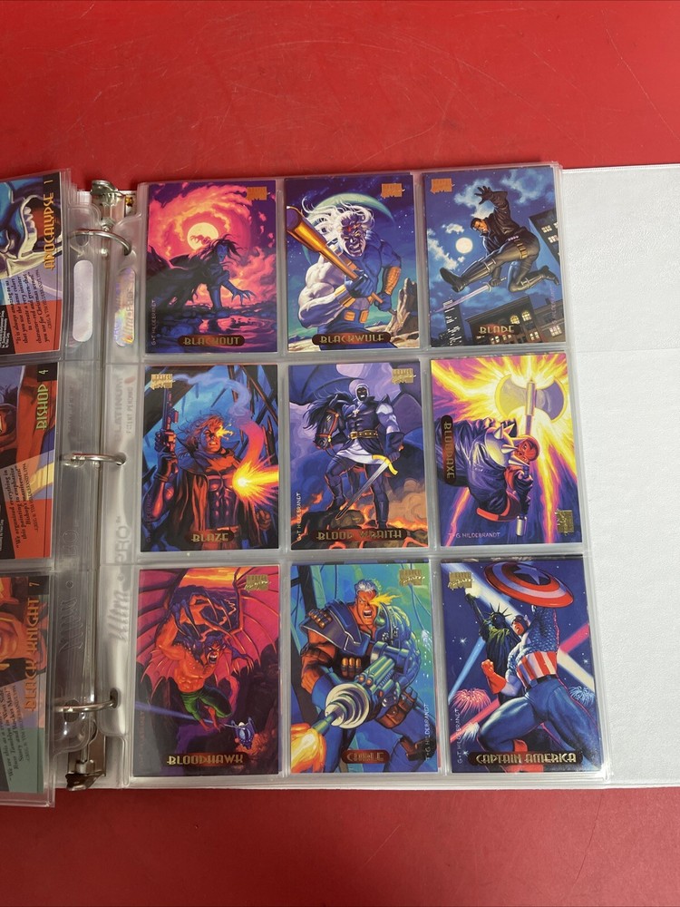1994 Marvel Masterpiece SP ED Lot 232 Card