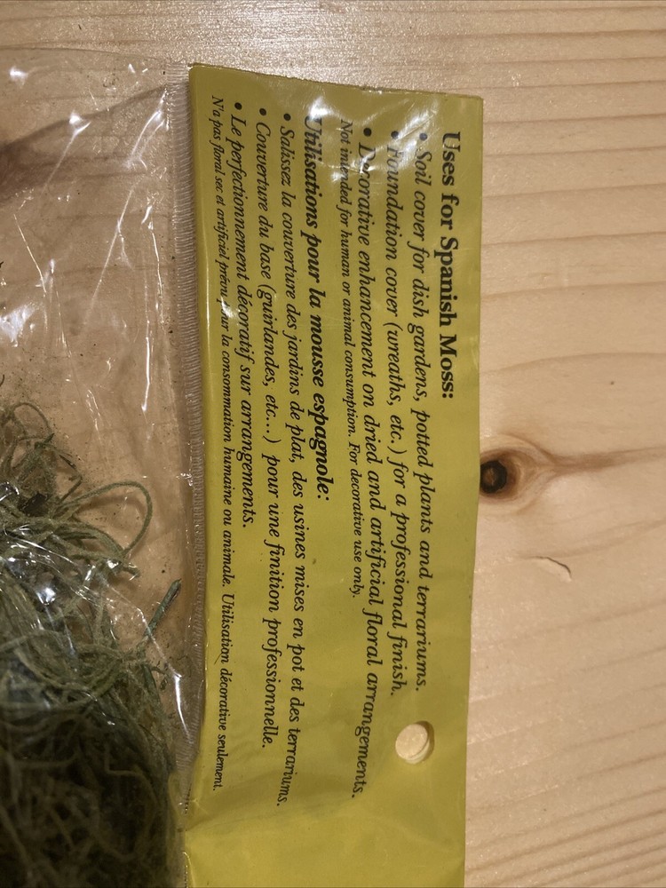 Spanish Moss—125 cu. In.