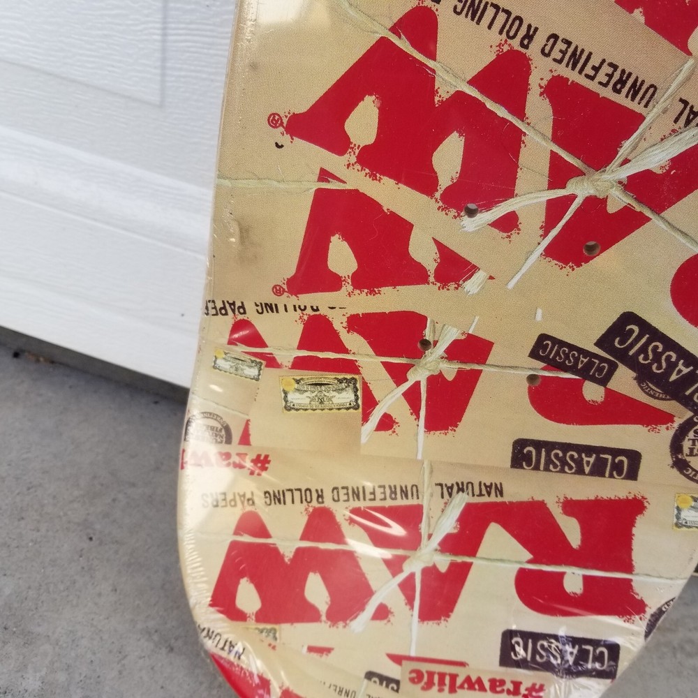 Raw Rolling Papers Skateboard Deck Still in the Plastic NEW