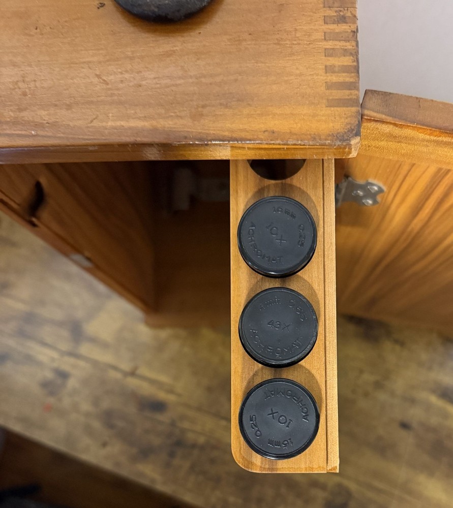 Vintage Bausch & Lomb Wooden Microscope Box Only - No Microscope - #2