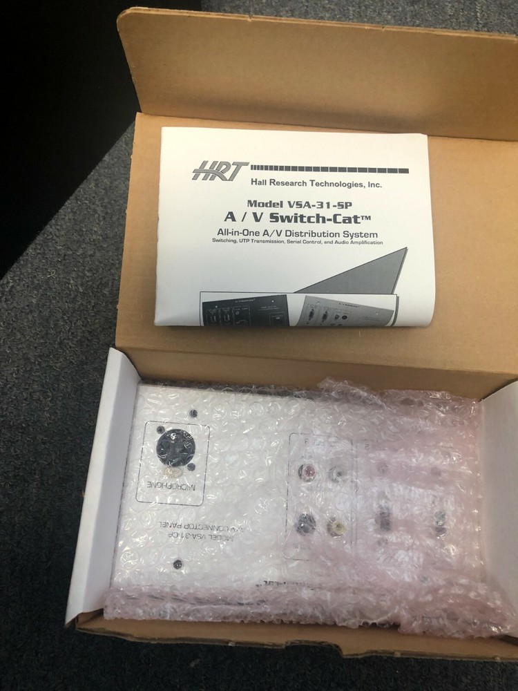 Hall Research VSA-31-CPW connector panel white