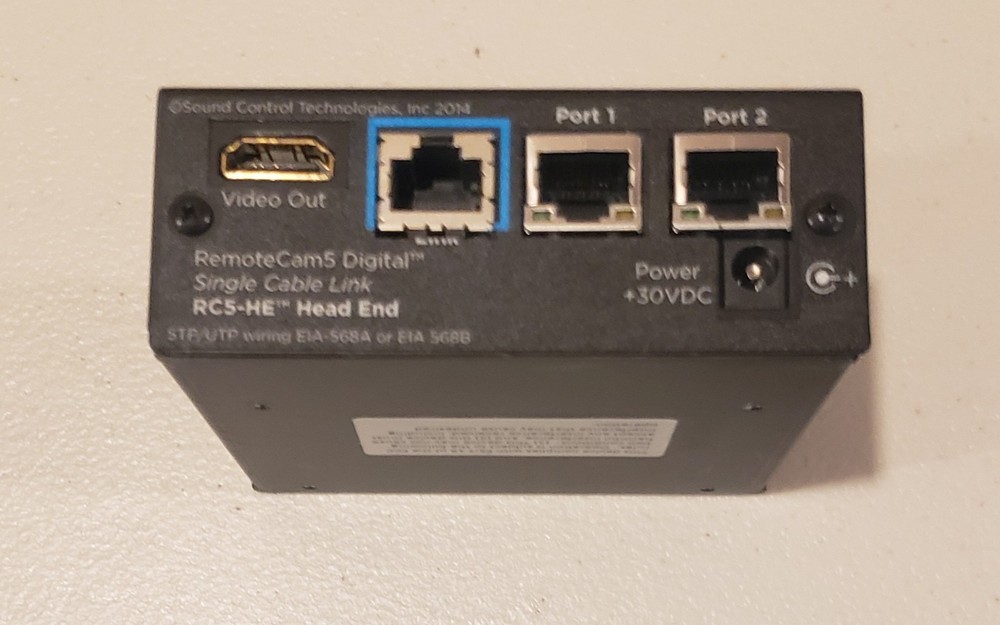 Sound Control Technologies RC5-HE Head End Module. No Power supply