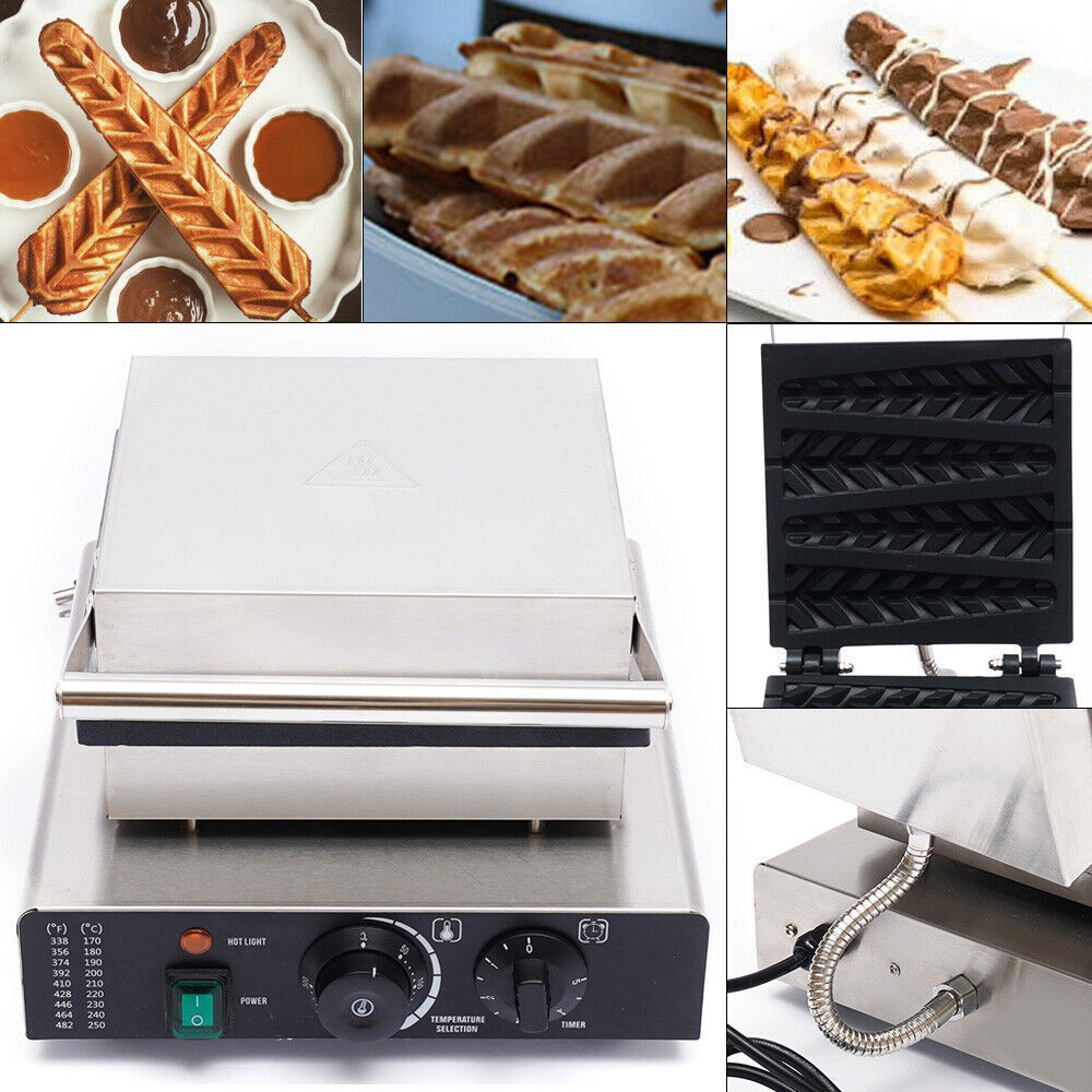 Electronic Commercial Electric Lolly Waffle Stick Baker Machine Waffle Maker