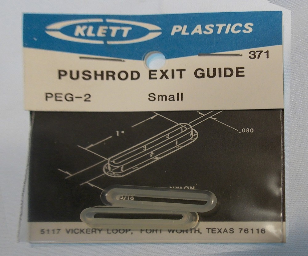 KLETT push rod pushrod exit guide PEG-2 371