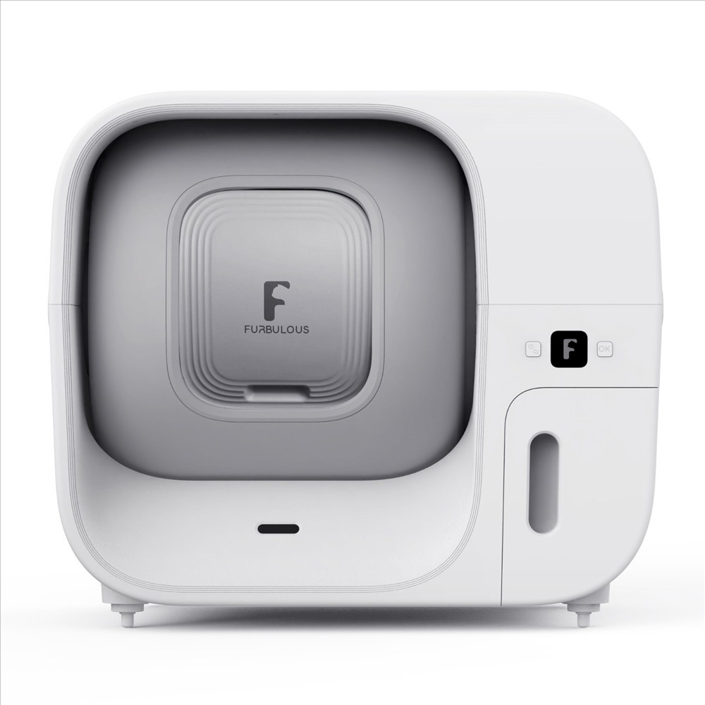 Furbulous Automatic Cat Litter Box Self Cleaning/Pack Refill System,APP Control