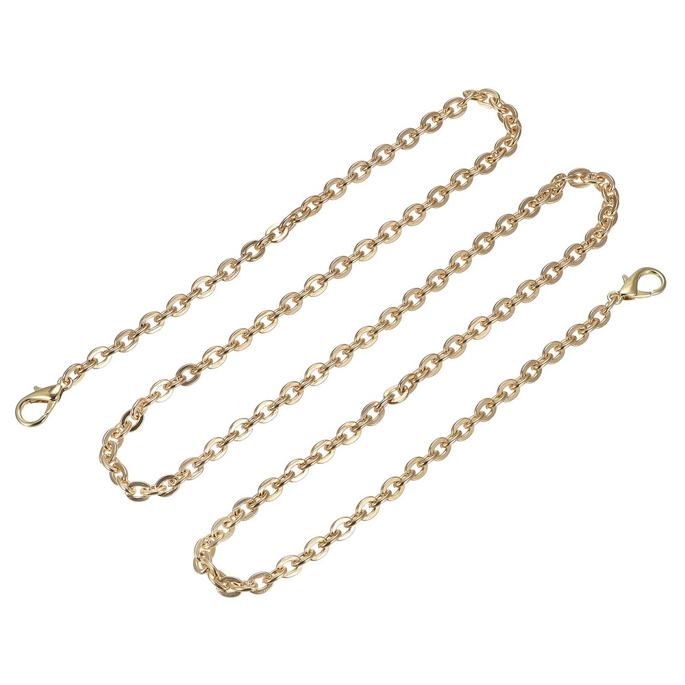 39"x0.22" Purse Chain Strap, Purse Handle Shoulder Replacement Strap, Gold