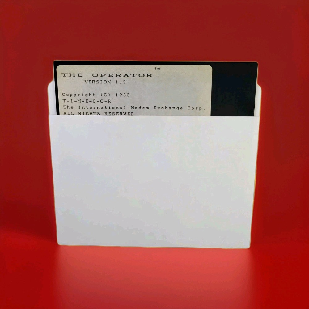 Apple II Software The Operator V1.3 Timecore1983 International Modem Exchange