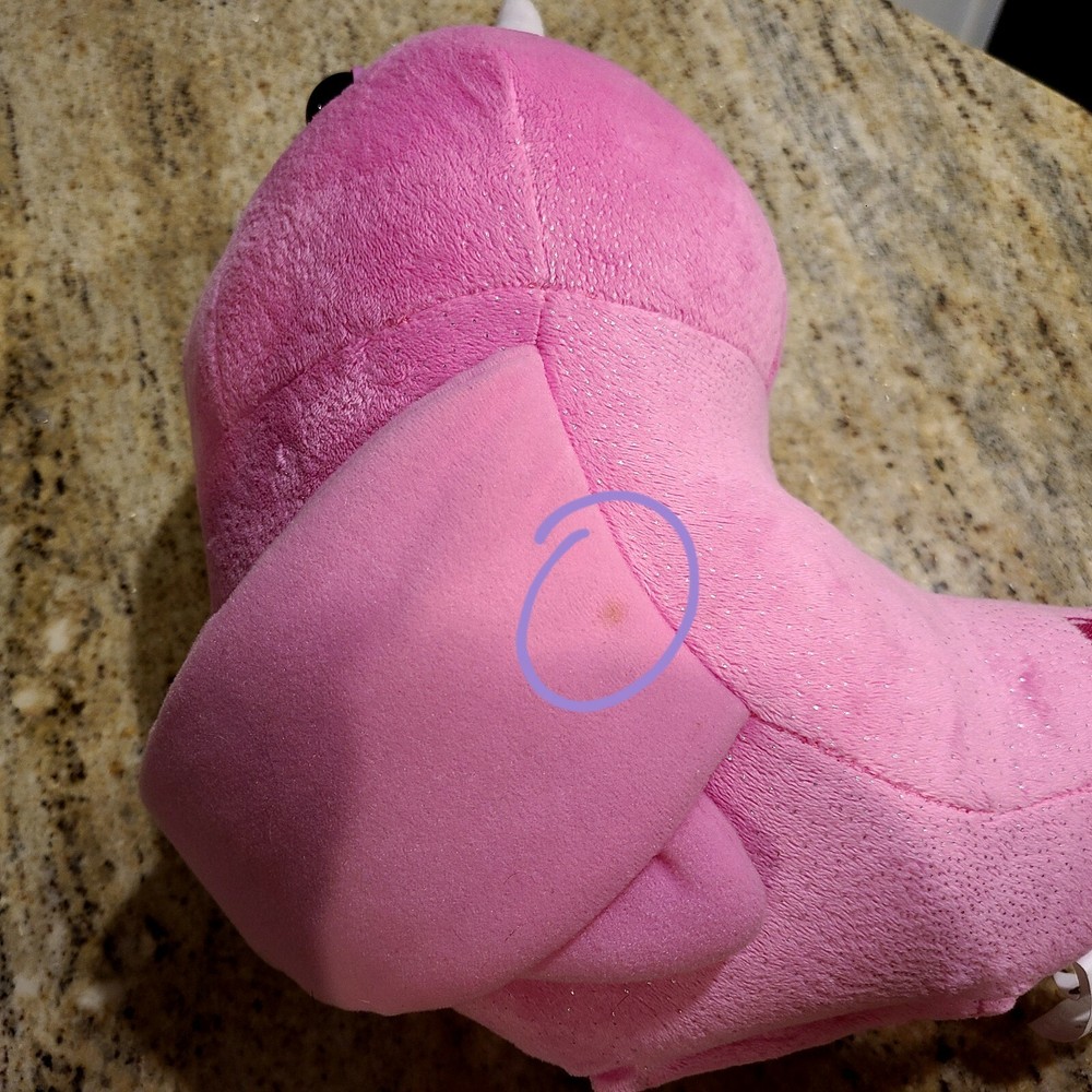 Fingerlings HUGS - Rachael Pink- Interactive Plush Narwhal Light upTested Works