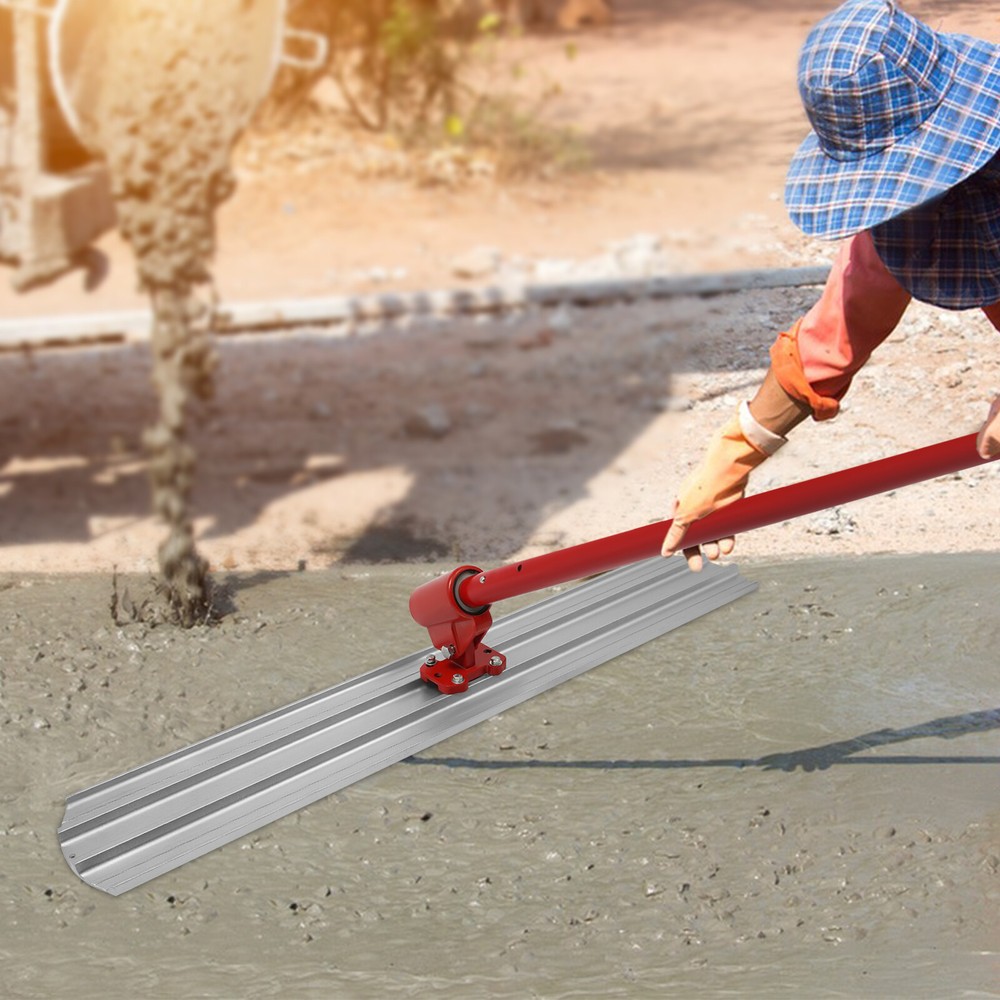 48"x8" Bull Concrete Float Concrete Tool Trowel Float With 4 x 71" Handles