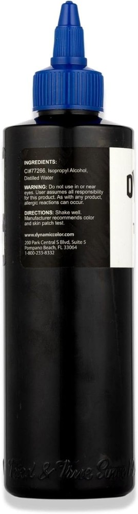 Dynamic Triple Black Tattoo Ink Bottle 8oz