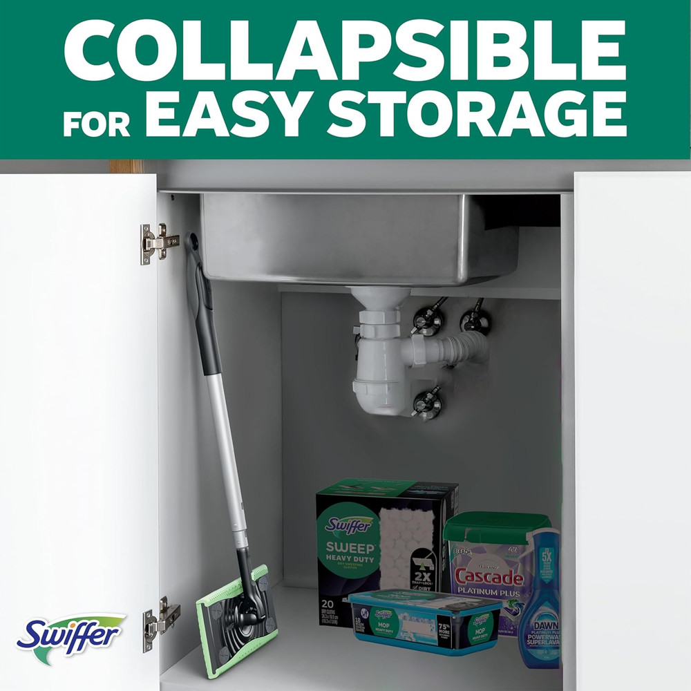 Swiffer Sweep & Mop Deluxe 2-in-1 Multi-Surface Cleaning Kit