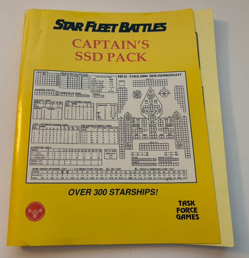 Star Fleet Battles Volume II: Task Force Games (Incomplete / Read Description)