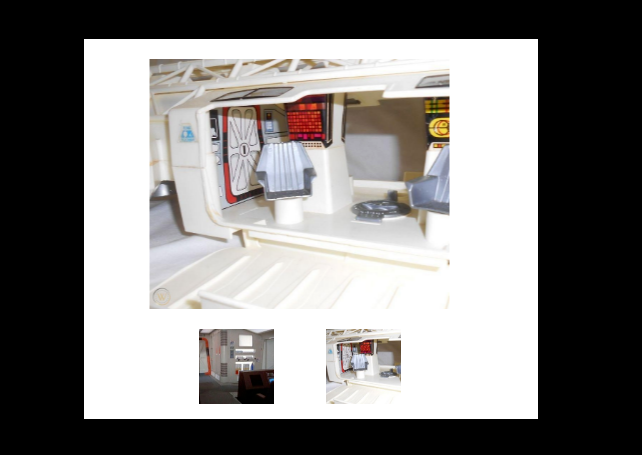 SPACE 1999 EAGLE ONE 1 MATTEL* MISSING BULKHEADS REPLACEMENT INSERTS 2 HEADS*