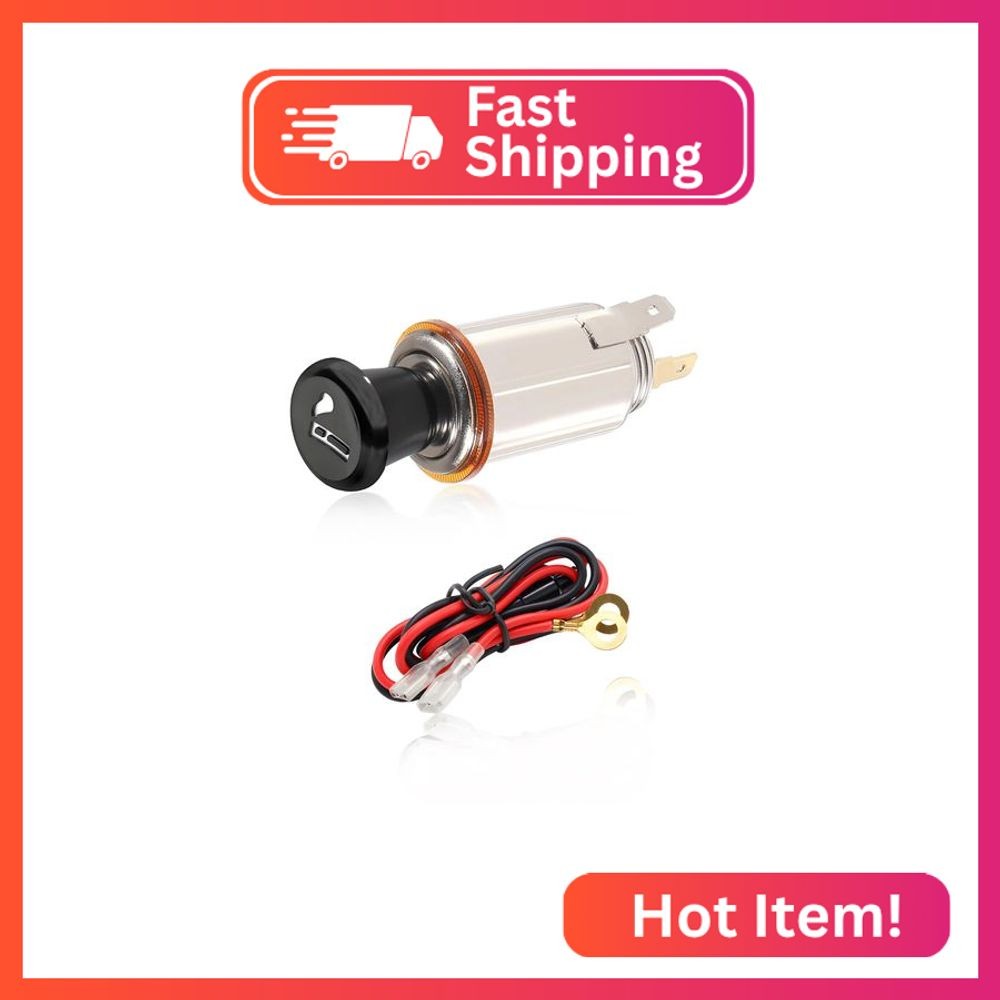 Yourkar Car Cigarette Lighter, DC 12V Auto Cigarette Lighter Socket Plug Element