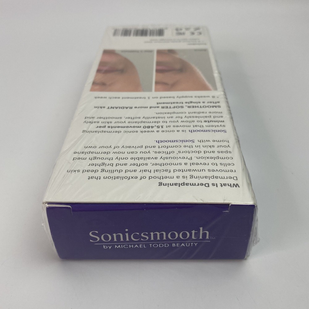 Michael Todd Sonicsmooth Safety Tip Replacement Kit 8 Pack +Case BRAND NEW