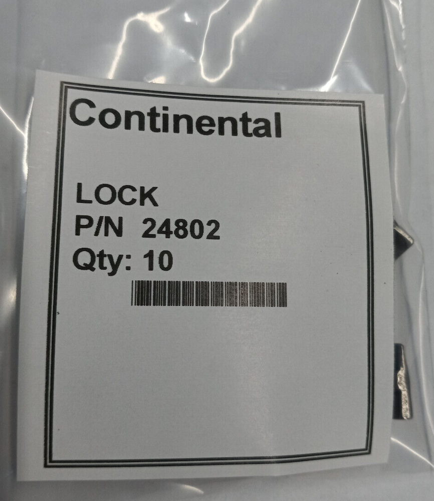 TCM Continental Part# 24802 LOCK (10/PACK)