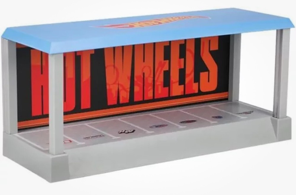 HOT WHEELS LED Lighted Garage Stackable Display Case USB Or Battery Operated New