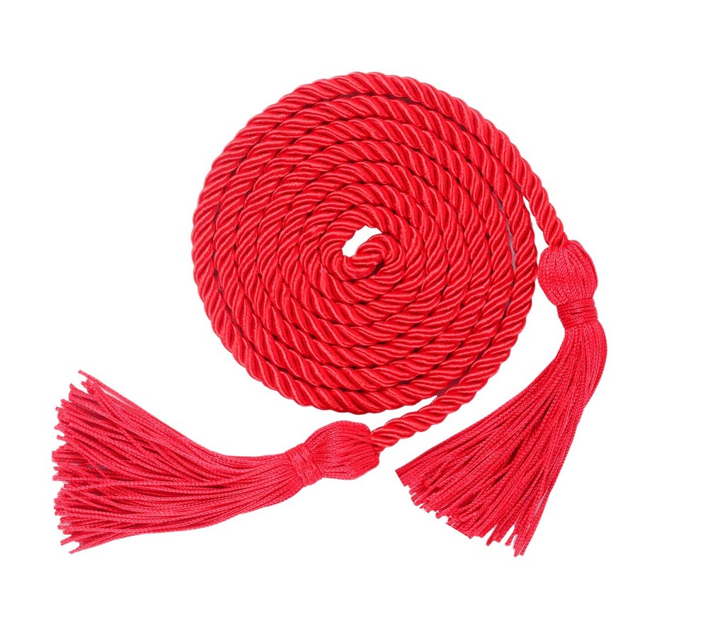 Graduation Honor Cords, 68 Long Red