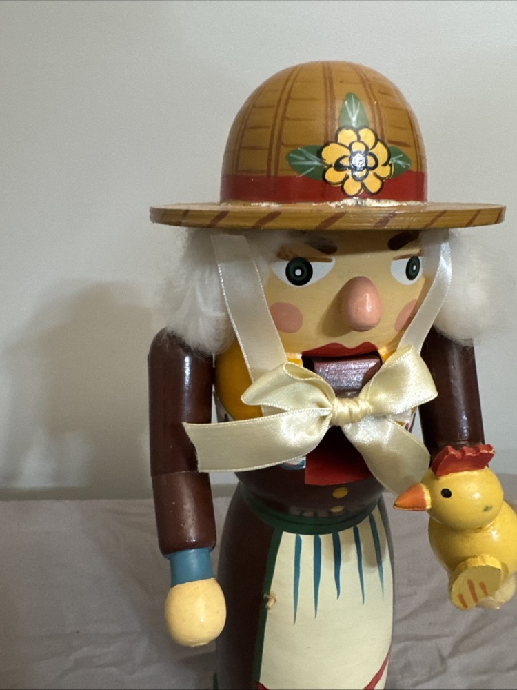 Vintage Wooden Nutcracker 14”
