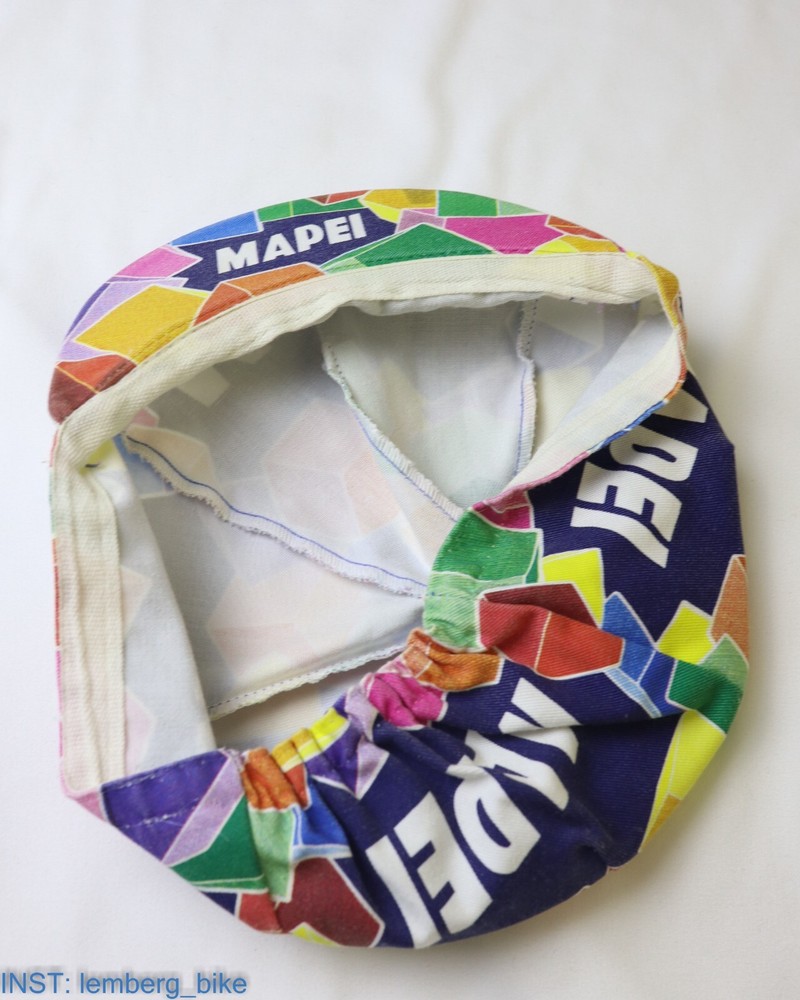 team mapei vintage cycling cap