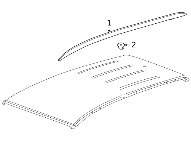 Genuine GM Side Rail 26569982
