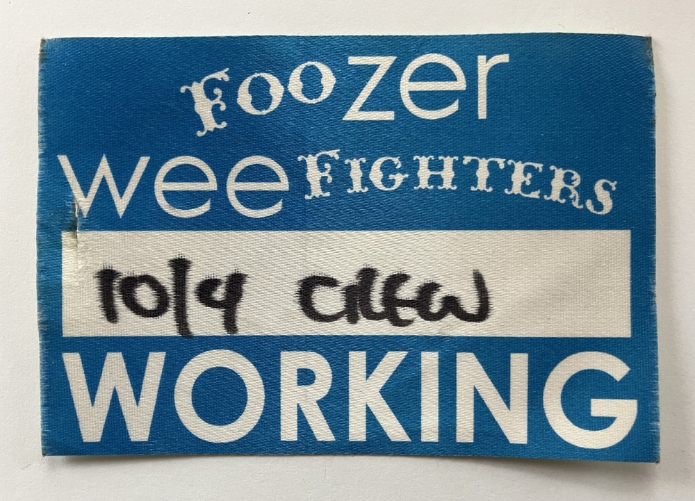 FOOZER WEEFIGHTERS Working Backstage Pass 2005