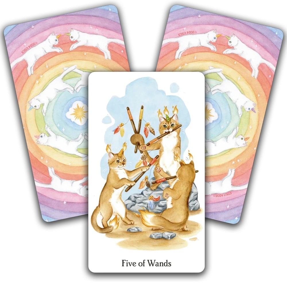 Caticorn Tarot: 78 Tarot Cards & Guidebook
