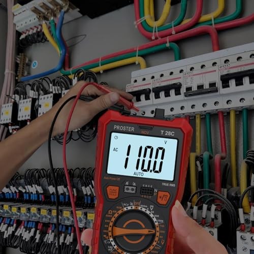 Digital Multimeter 6000 Count - TRMS Ohm Meter Multimeter, Voltimetro
