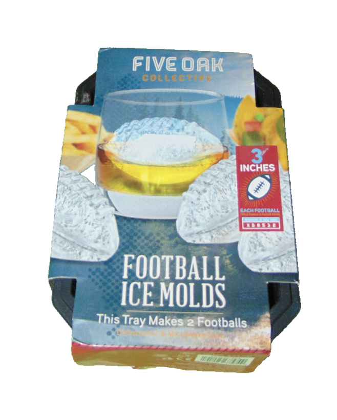 Five Oak Football Ice Molds New